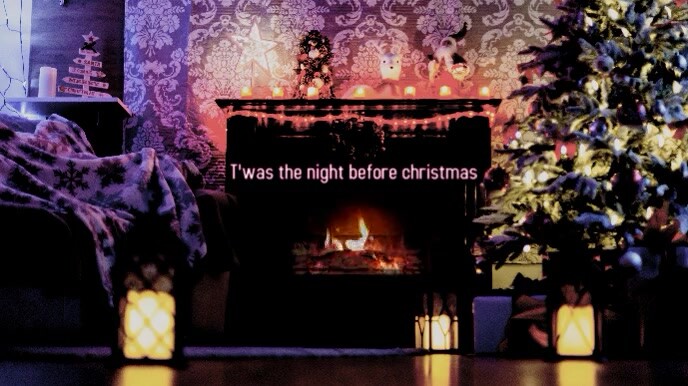 zoom background/christmas/holidays/family Template | PosterMyWall