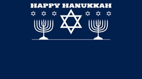 3 360 Hanukkah Zoom Background Customizable Design Templates Postermywall