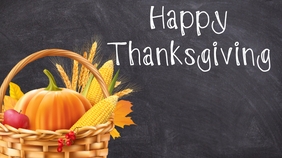 4 660 Thanksgiving Zoom Background Customizable Design Templates Postermywall