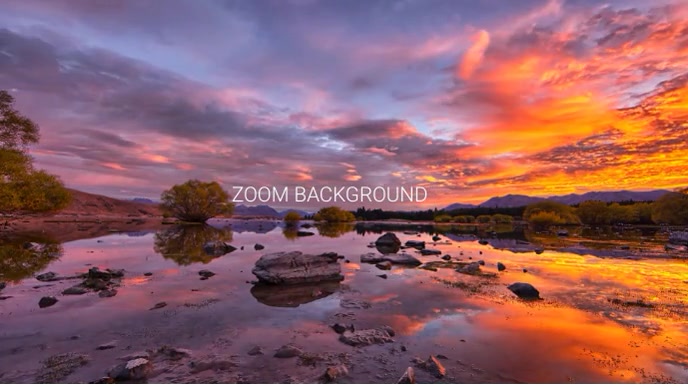 Zoom background Presentation (16:9) template