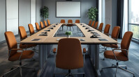 Zoom Background for Office/Business Meeting YouTube Thumbnail template