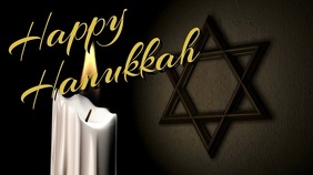 3 360 Hanukkah Zoom Background Customizable Design Templates Postermywall