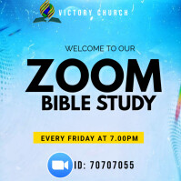 Zoom Bible Study Instagram Post template