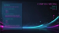 Zoom Company Meeting Background Abstract Mode Presentation (16:9) template