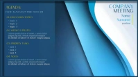 Zoom Company Meeting Background Abstract Mode Prezentacja (16:9) template