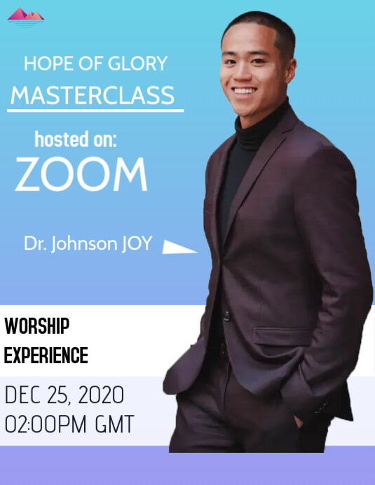 Zoom meeting flyer Template PosterMyWall