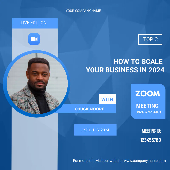 Zoom Meeting Flyer Template PosterMyWall zoom-meeting-flyer-template-postermywall