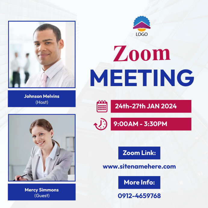 Zoom Flyer Template at Damien Tackett blog