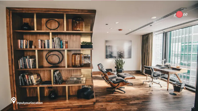 Zoom meeting office background Templat | PosterMyWall