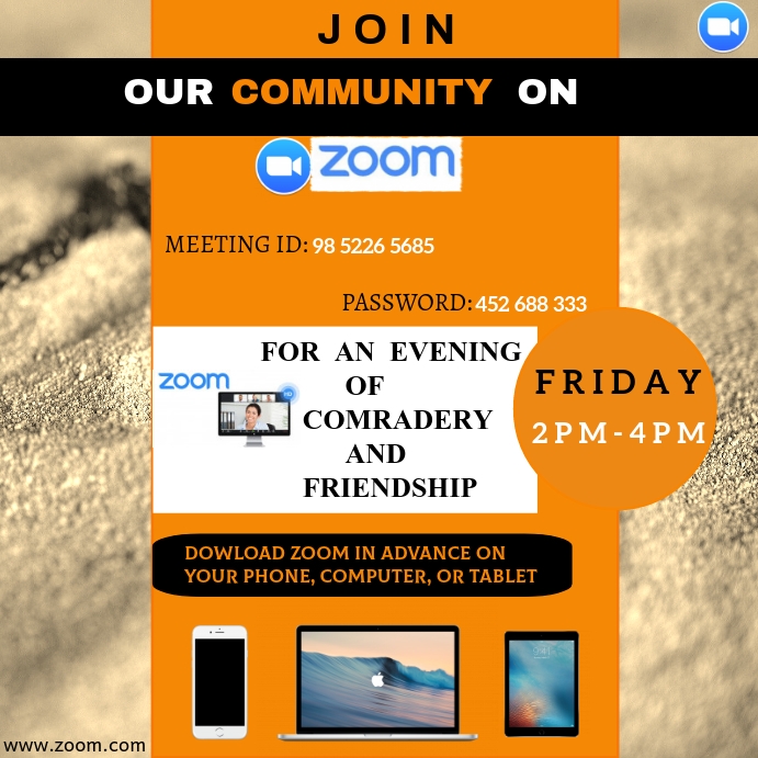 Copy of ZOOM MEETINGS POSTER  PosterMyWall
