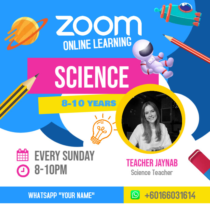 Zoom Online Classes Instagram Post Template Postermywall
