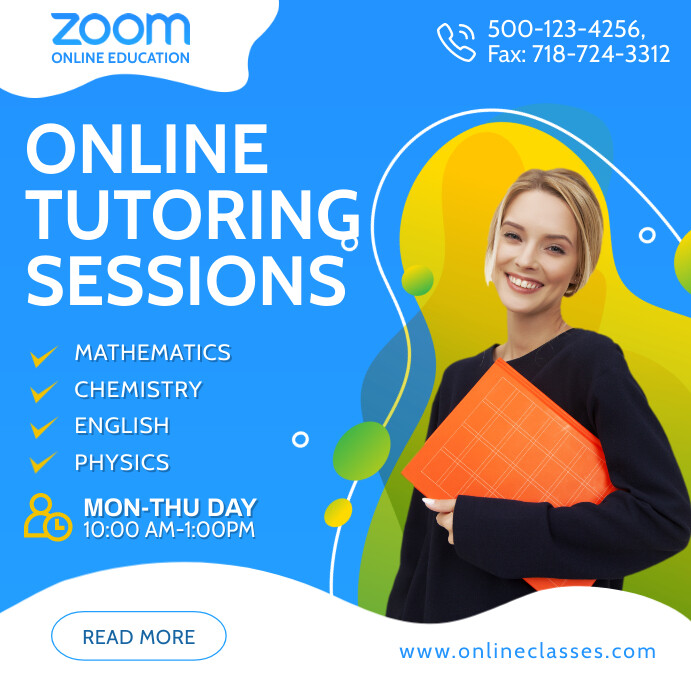 Copy of Zoom Online Classes Social Media Post | PosterMyWall