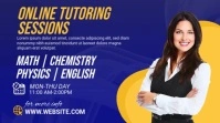 Zoom Online Tutoring twitter post post template