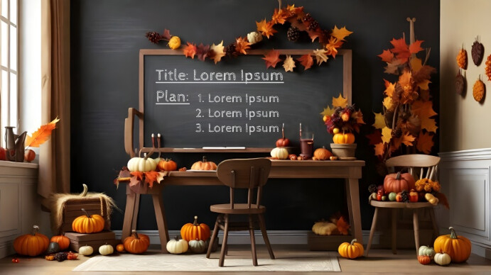 Zoom Thanksgiving Background Template with Te | PosterMyWall