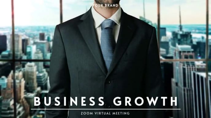 ZOOM VIRTUAL BACKGROUND | BUSINESS VIDEO BG Presentation (16:9) template
