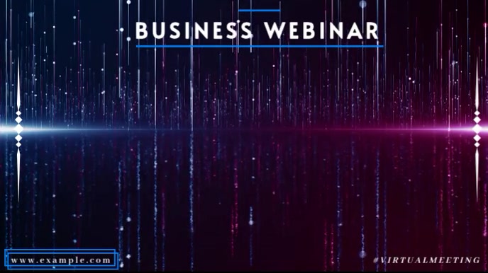 ZOOM VIRTUAL BACKGROUND | BUSINESS WEBINAR BG Template | PosterMyWall