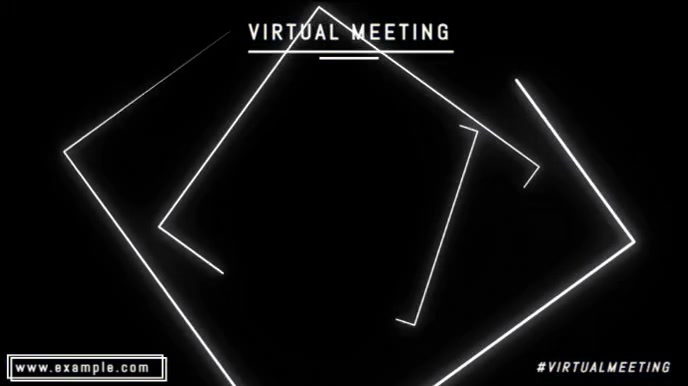 ZOOM VIRTUAL BACKGROUND | NEON PRESENTATION Презентация (16 : 9) template