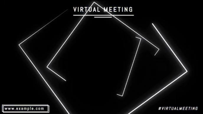 ZOOM VIRTUAL BACKGROUND | NEON PRESENTATION Presentasi (16:9) template