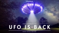 ZOOM VIRTUAL BACKGROUND | UFO IS BACK Presentation (16:9) template