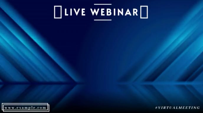 ZOOM VIRTUAL BACKGROUND | WEBINAR VIDEO BG Template | PosterMyWall