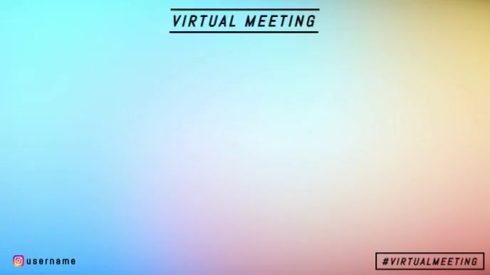 ZOOM VIRTUAL BACKGROUND | ZOOM PRESENTATION 演示(16:9) template