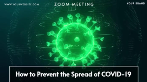Hijau ZOOM VIRTUAL VIDEO BACKGROUND | COVID-19 Præsentation Template