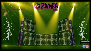zumba, instructor, dance, zoom, workout, fitness, virtual, class, gym Voorlegging (16:9) template