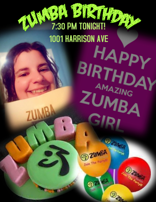 Modele D Anniversaire De Zumba Postermywall Modele D Anniversaire De Zumba Postermywall