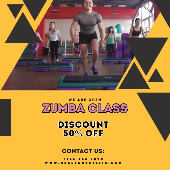 Zumba Class Template PosterMyWall