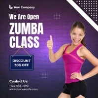 zumba class template Square (1:1)