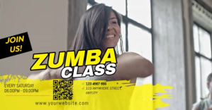 Zumba Classes Изображение, которым поделились на Facebook template