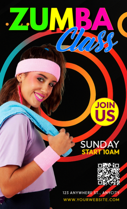Zumba Classes Template | PosterMyWall