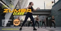 Zumba Classes Facebook 广告 template