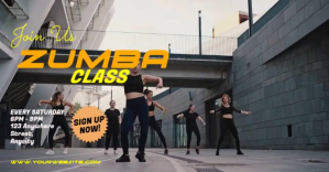 Zumba Classes Iklan Facebook template
