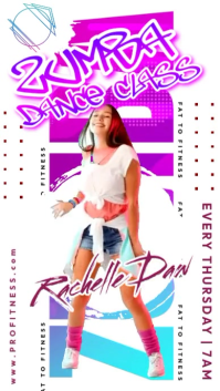 Zumba Dance Class Instagram Story template