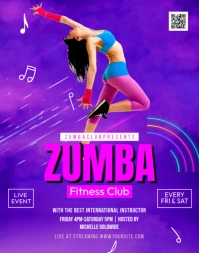 Zumba Dance Classic Póster/Tablero template