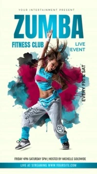 Zumba Dance Classic Instagram Reel template