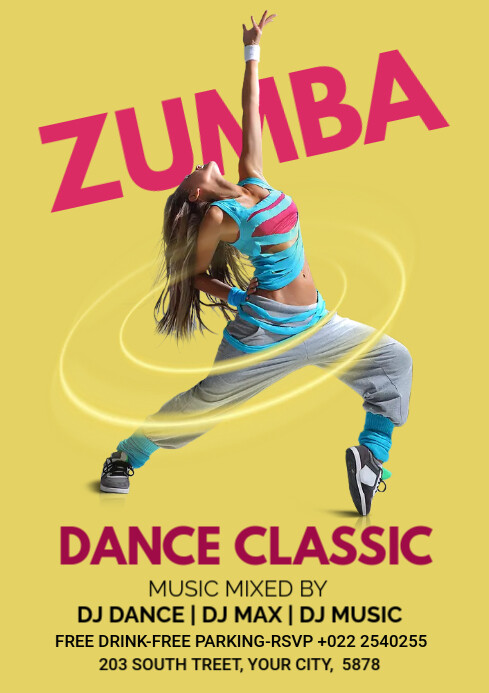 Copy of Zumba Dance Classic | PosterMyWall