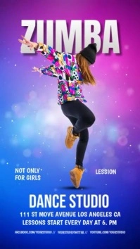 Zumba Dance Instagram Reel template