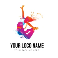 Zumba Dance Graphic design Logo Logotipo template