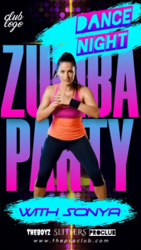 Zumba Dance Party Instagram Reel template