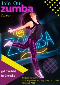 ZUMBA A3 template
