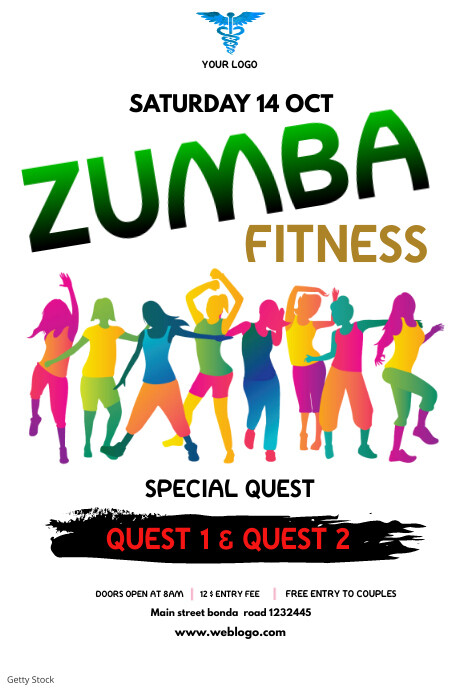 Zuba Lay ZUMBA Template | PosterMyWall