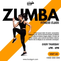 Zumba Fitness Instagram-bericht template