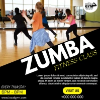 Zumba Fitness โพสต์บน Instagram template