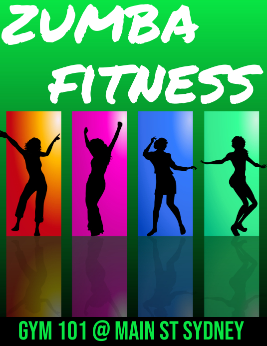 zumba fitness Template PosterMyWall