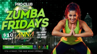 Zumba Fridays YouTube Thumbnail template