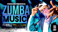 Zumba Music Party YouTube Thumbnail template