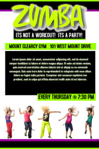 sample letter uk invitation Customizable Zumba Design PosterMyWall Templates for sample letter uk invitation Customizable Zumba Design PosterMyWall Templates for