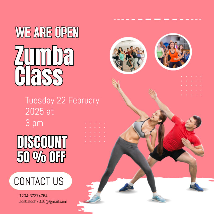 Zuba Lay Zumba template | PosterMyWall